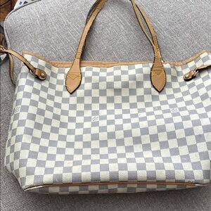 Checkered Tote Bag Neverfull